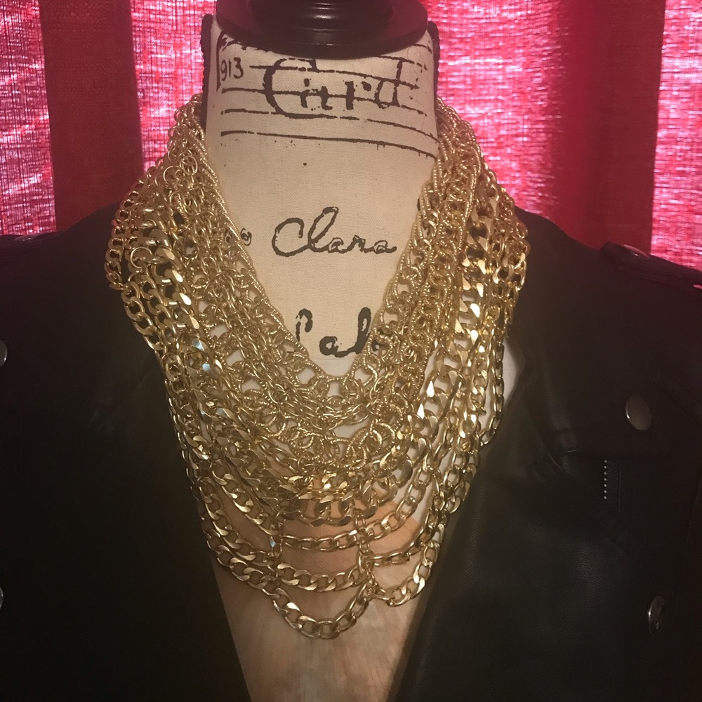 Gold Statement Necklace